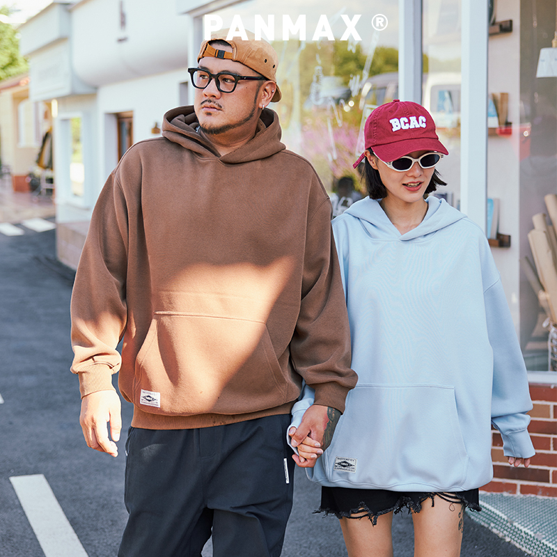 潮牌大码美式连帽卫衣