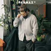 PANMAX大码 精致纽扣加大针织外套 毛衣美式 潮牌男装 老钱风针织开衫
