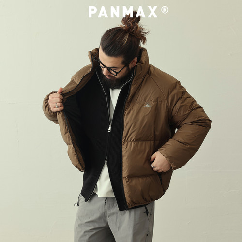 短款立领羽绒服PANMAX大码男
