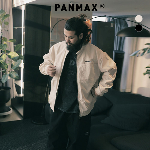 简约立领夹克PANMAX大码男士