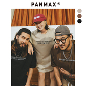 上衣夏 加肥加大字母印花凉感防晒速干抗菌短袖 PANMAX潮牌大码 男装