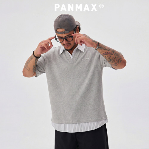 美式假两件Polo衫PANMAX大码