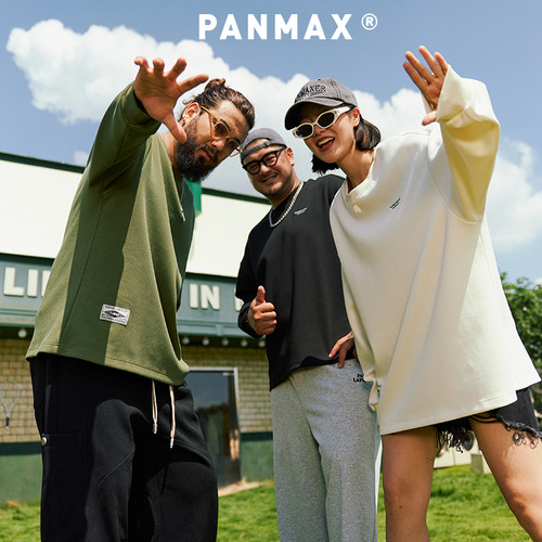 复古纯色卫衣PANMAX加大美式