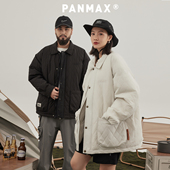 秋冬户外防风菱格轻便羽绒服休闲刺绣款 PANMAX大码 男装 外套