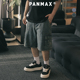 男夏款 五分裤 酷潮牛仔短裤 PANMAX潮牌大码 时尚 直筒工装 加大牛仔裤