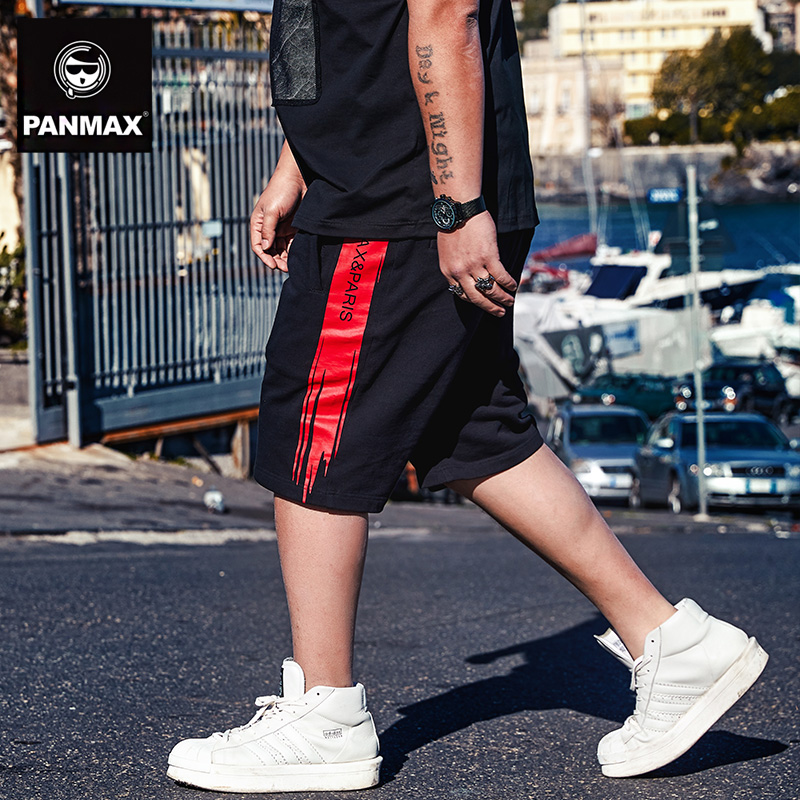 PANMAX³±ÅÆ´óÂëÄÐ×° ¼Ó·Ê¼Ó´óÎå·Ö¿ãÓ¡»¨Ïļ¾¿íËɳ±ÅÖÄÐÐÝÏж̿ã