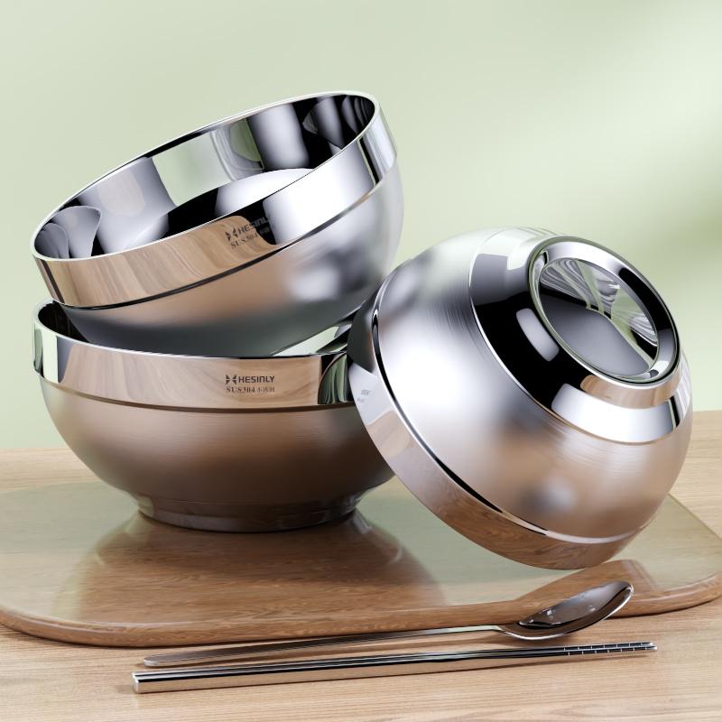 304不锈钢碗防烫碗易清洗