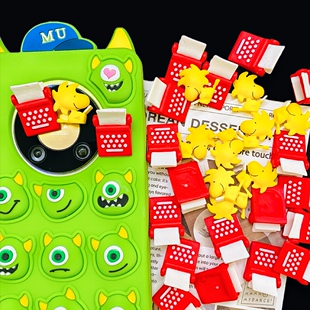 散货史努比糊涂塌客配件 奶油胶diy材料