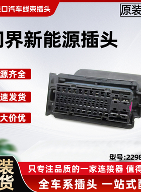 TE新能源汽车线束插头2298000-1问界新能源车门线束插头汽车插件