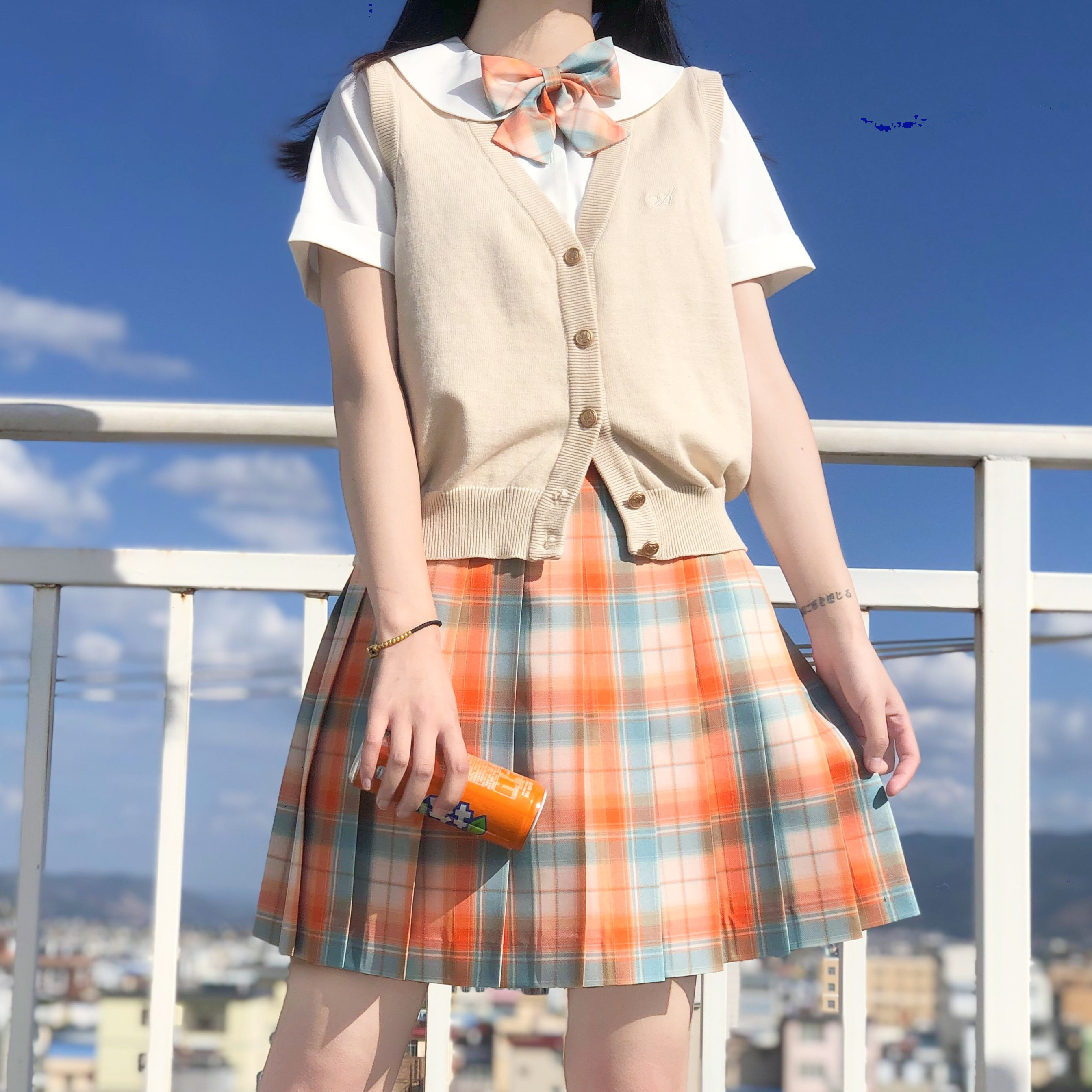 现货云间烟火2020年新款水野家原创jk格裙半身裙日系校园风百褶裙