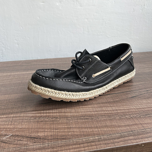 英伦牛皮单鞋 乐福鞋 软底帆船鞋 轻便鞋 夏季 透气绅士休闲皮鞋 男士