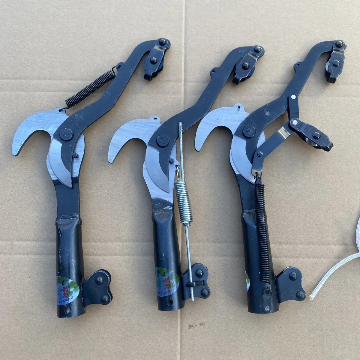 进口高枝剪林子王系列高空剪刀钢铁滑轮子剪刀双轮三轮修枝剪