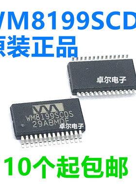 全新 WM8199SCDS 原装 SSOP28封装 WM8199 WOLFONS进口