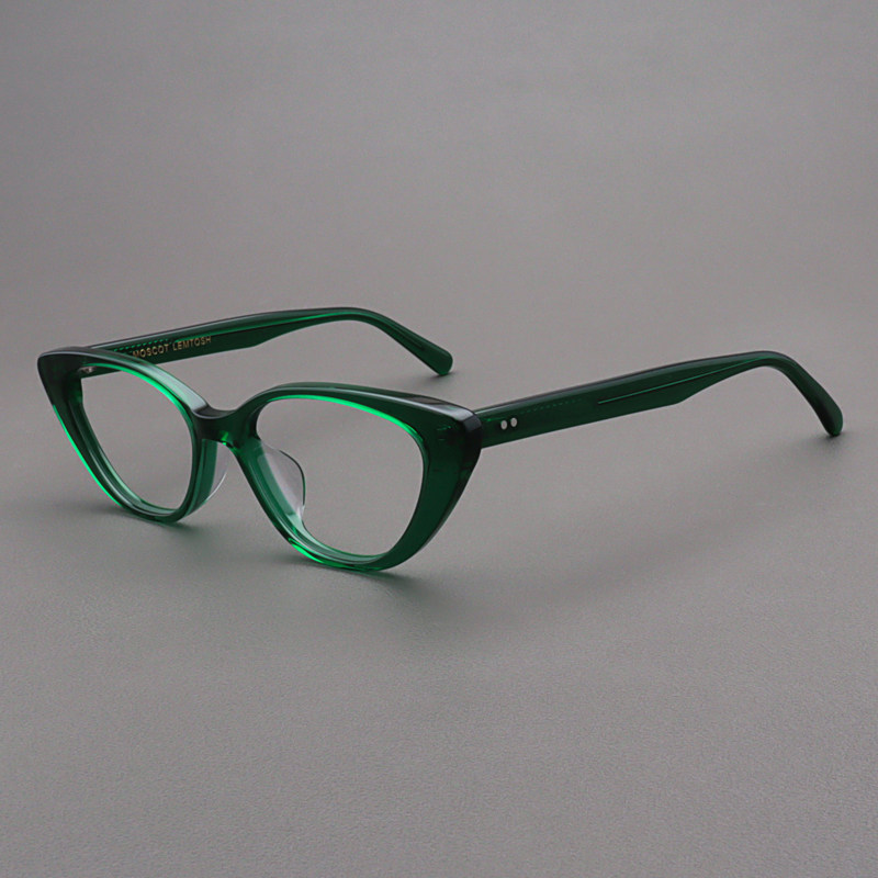 MOSCOTLEMTOSH复古绿色小脸眼镜