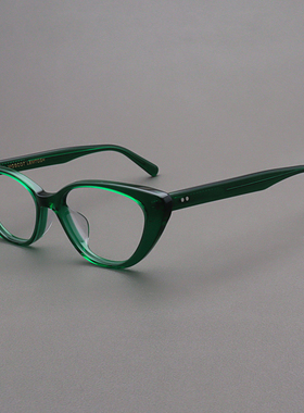 MOSCOT LEMTOSH眼镜框男绿色猫眼小脸板材眼睛度数近视复古镜架女