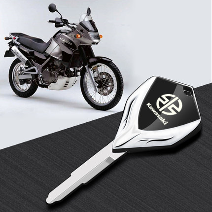 川崎摩托车钥匙胚新老标适用KLR650 ZRX1100/ZRX1200 W400[CQ036]