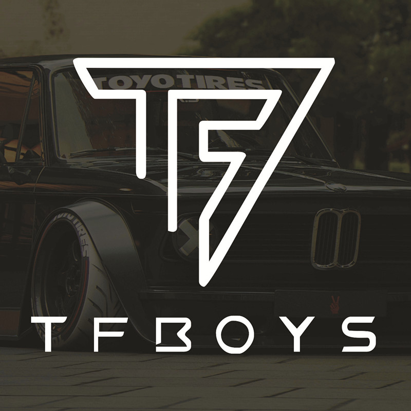 TFBOYS演唱组合汽车贴王