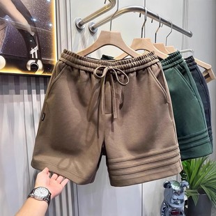 外贸出口原单撤回设计潮流运动休闲短裤男士夏季宽松五分美式卫裤