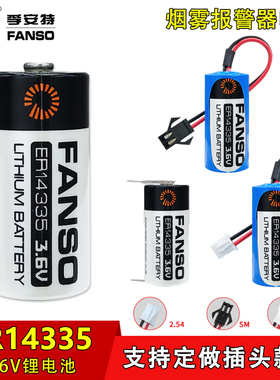 孚安特ER14335浮标救生衣烟雾报警器硫化氢检测仪3.6V锂电池2/3AA