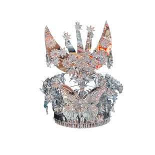 新款苗族头饰贵州风头戴式纯手工饰品少数民族苗银帽子民族风