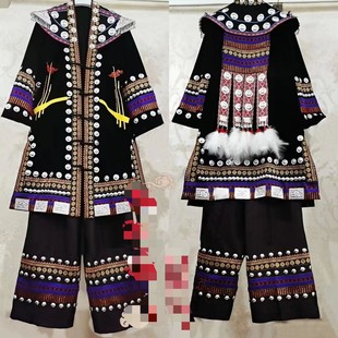 千户旅拍苗族侗族新款男装套装两件套