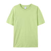 Summer pure cotton solid color round-neck short-sleeved T-shirt, all-cotton base layer, large-sized white half-sleeved shirt for men and women, loose inner layer thumbnail 8