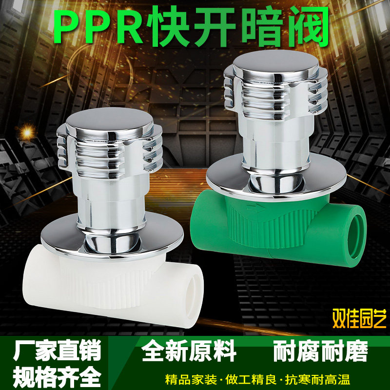 4分ppr快开暗阀20PPR暗阀