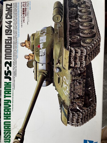 田宫战车拼装模型 35289 苏联JS-2重型坦克1944 1/35盒损
