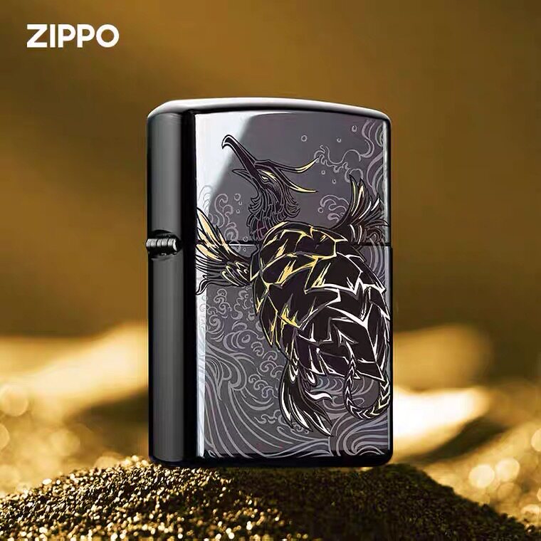 Zippo山海经玄冥瑞兽陶瓷工艺煤油防风打火机创意礼物礼盒套装