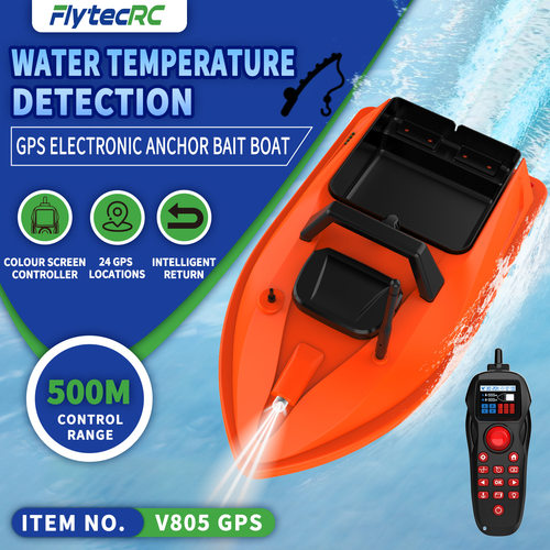 V805GPS Fishing Boat Electronic Anchor Bait Delivery 500m