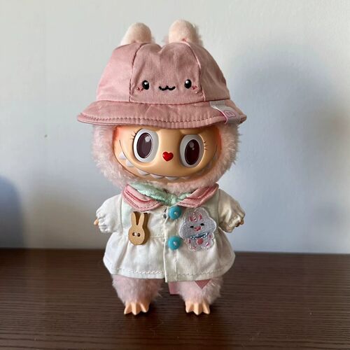 适配labubu一二三代娃衣拉布布衣服幼稚园可穿17cm【不含玩偶】