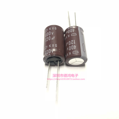 原装NCC 400V120UF 18X31.5 黑金刚KXG系列 120UF400V 高频长寿命