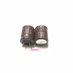 NCC 160V250UF 18X20 黑金刚W 高频长寿命 可代用160V220UF 短脚