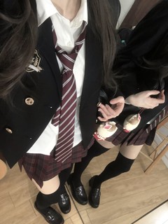 星星抱月球jk制服格裙日系成品布/赤赤/tr学院风格子半身裙女