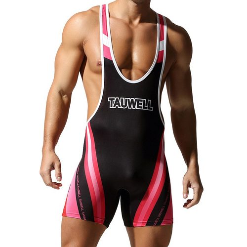 男士跨境摔跤服锦纶透气