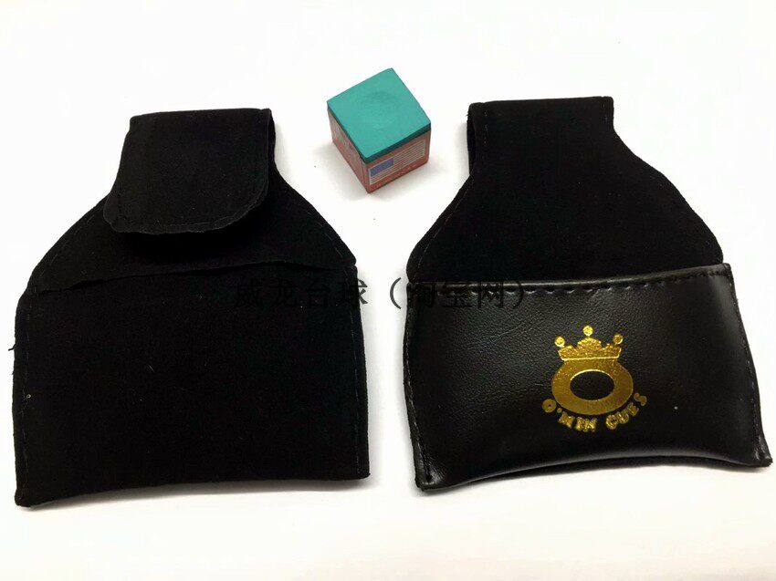 台球出口外贸配件：台球巧克粉袋/台球巧克粉夹 包邮价 新品粉袋图片