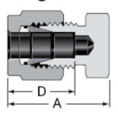 世伟洛克SWAGELOK管接头堵头SS-810-P
