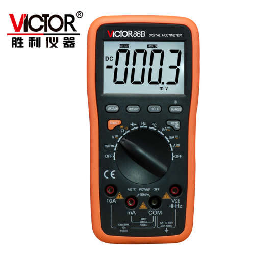 胜利仪器胜利数字万用表VC86B高精度自动量程万能表带USB接口电表