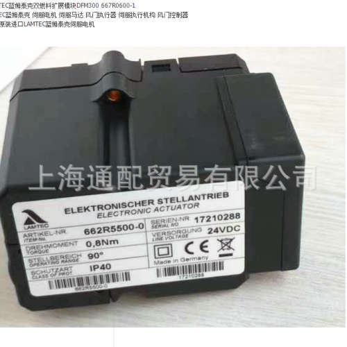 LAMTEC兰姆泰克低氮燃烧器用私服马达662R5500-0