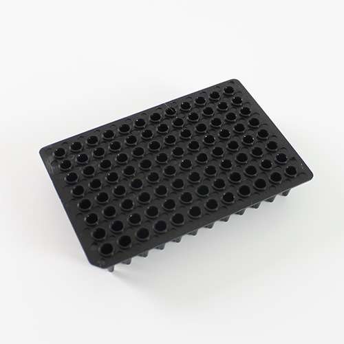 biosharp BS-PC96-E 96孔无裙边黑色PCR板 20块/包