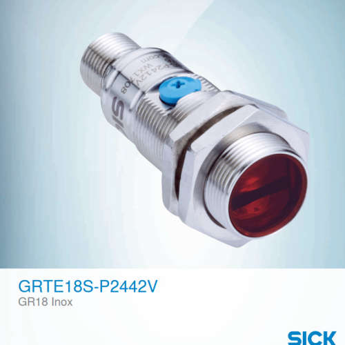 德国SICK西克  圆柱形光电传感器 GRTE18S-P2442V    1085679
