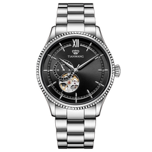 天王表镂空自动机械手表51232商务钢带大表盘男表送男友新年礼物