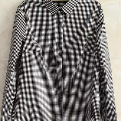 宽松版百搭单排多扣长袖棉