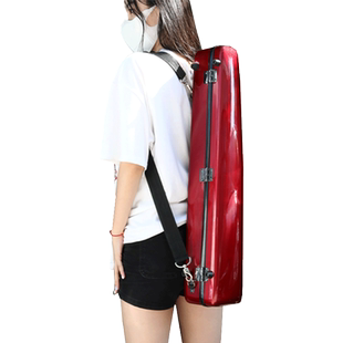 雨晨乐器高音萨克斯直管弯管玻璃钢金属漆箱包彩色手提箱单肩降B