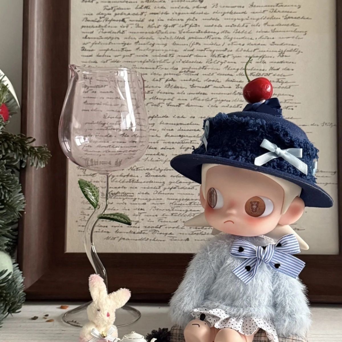 zsiga嘎姐姜饼人|“樱桃小妹”软萌娃衣套装1/8蓝色系嘎子姐穿搭