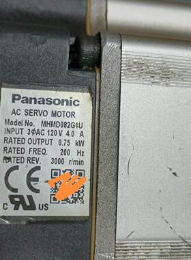 议价伺服电机 MHMD082G1U  750W功率 3相AC