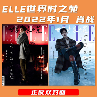 正反双封面 非时尚 ELLE世界时装 先生2023年4月 之苑杂志 内页杜鹃 2022年1月总第429期 刘涛 唐嫣 封面肖战