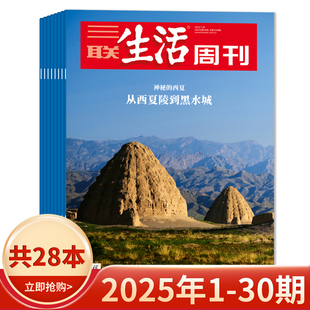 30期組合打包 新知時(shí)事新聞文化人文高考知識讀者 三聯(lián)生活周刊雜志 2025年1 2019年全年可選 套餐可選 2024