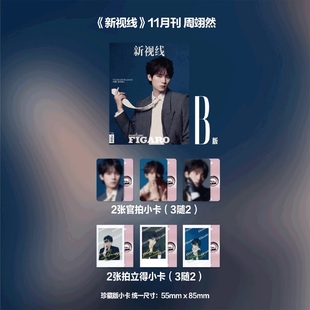 【赠送官方小卡4张】新视线madame FIGARO费加罗世界杂志2025年11月上 封面周翊然 内文 :刘岩 沈羽洁 明星时尚潮流期刊杂志