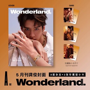 【赠3张官方小卡】晨刊wonderland杂志2025年5月封面龚俊行至此处内文：张新成/杨力维&杨舒予/张艺凡明星时尚潮流期刊